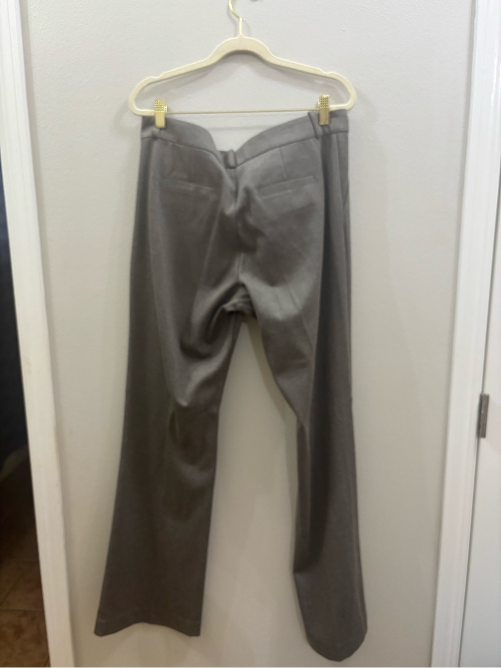 Kut from the Kloth herringbone  Gray Dress Pants - Tailored Straight Leg - Picture 4 of 4